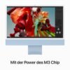 APPLE iMac (2023), All-in-One PC mit 23.5 Zoll Display, Apple M3 Chip, 8 GB RAM, 10-Core GPU, 256 GB SSD, Blau