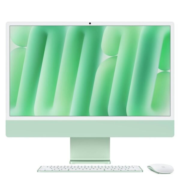 APPLE iMac (2024), MWUU3D/A, All-in-One PC mit 23.5 Zoll Display, Apple M4 Chip, 16 GB RAM, 10-Core GPU, 256 GB SSD, Silber