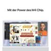 APPLE iMac (2024), MWUV3D/A, All-in-One PC mit 23.5 Zoll Display, Apple M4 Chip, 16 GB RAM, 10-Core GPU, 512 GB SSD, Silber