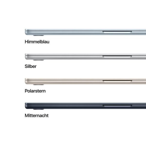 APPLE MacBook Air (2025), MW1G3D/A – 15,3 Zoll – Apple M4 – 16 GB – 256 GB – macOS