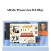 APPLE iMac (2024), MCR24D/A, All-in-One PC mit 23.5 Zoll Display, Apple M4 Chip, 24 GB RAM, 10-Core GPU, 512 GB SSD, Silber