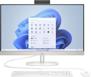 HP HP 27-cr0005ng 68.58cm 27Zoll FHD AMD Ryzen 3 7320U 8GB 512GB SSD UMA W11H Shell – 8 GB, All-in-One PC mit 27 Zoll Display, AMD Ryzen™ 3 Prozessor, 8 GB RAM, 512 GB SSD SSD, Weiß