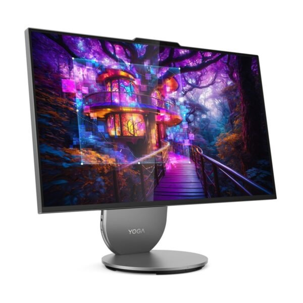 LENOVO Yoga AIO 27IAH10, All in One PC mit 27 Zoll Display, Intel® Core™ Ultra 7 Prozessor, 16 GB RAM, 1000 GB SSD, Grau