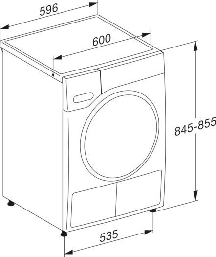 4002516855491_6.jpg MIELE TWA520WP 8 kg Active Wärmepumpentrockner T1 White Edition (8 kg, Lotosweiß)