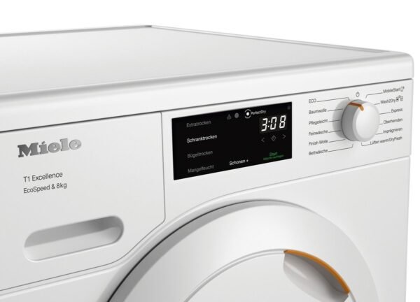 4002516888581_2.jpg MIELE TEB645WP EcoSpeed&8kg Wärmepumpentrockner T1 Chrome Edition (8 kg, Lotosweiß)