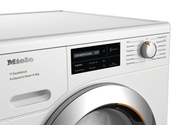 4002516944744_3.jpg MIELE TEL785WP Steam&9kg Wärmepumpentrockner T1 Chrome Edition (9 kg, Lotosweiß)