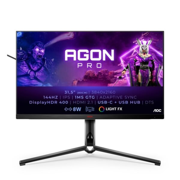 4038986120012_1.jpg AOC AG324UX 31,5 Zoll UHD 4K Gaming Monitor 1 ms Reaktionszeit 144 Hz