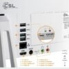 CSL Unity F27W-ALS, All-in-One-PC mit 27 Zoll Display, 8 GB RAM, 2000 GB SSD, Weiß