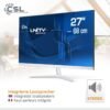 CSL Unity F27W-ALS, All-in-One-PC mit 27 Zoll Display, 8 GB RAM, 2000 GB SSD, Weiß