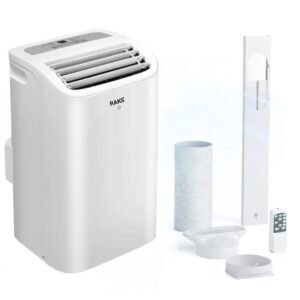 JUNG RAKS PRO AIR 12 12000BTU mobiles Klimagerät Weiß (Max. Raumgröße: 30 m², EEK: A)