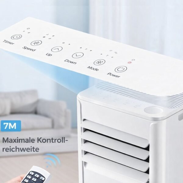 4251168399789_3.jpg JUNG RAKS PRO AIR 9 9000BTU mobiles Klimagerät Weiß (Max. Raumgröße: 20 m², EEK: A)