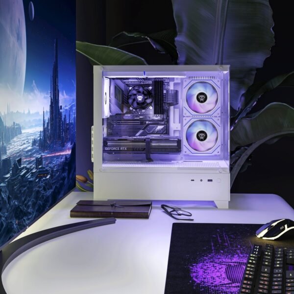 4255942100714_4.jpg BEASTCOM Q5 Pro Gaming, Gaming PC mit AMD Ryzen™ 7 5700X Prozessor, 32 GB RAM, 1 TB SSD, NVIDIA, NVidia GeForce RTX™ 5060 Ti, Windows 11 Home