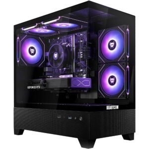 BEASTCOM Q5 | Pro Gaming, Gaming-PC mit AMD Ryzen™ 5 4500 Prozessor, 16 GB RAM, 1 TB SSD, NVIDIA, NVidia GeForce RTX™ 3050, Windows 11 Home
