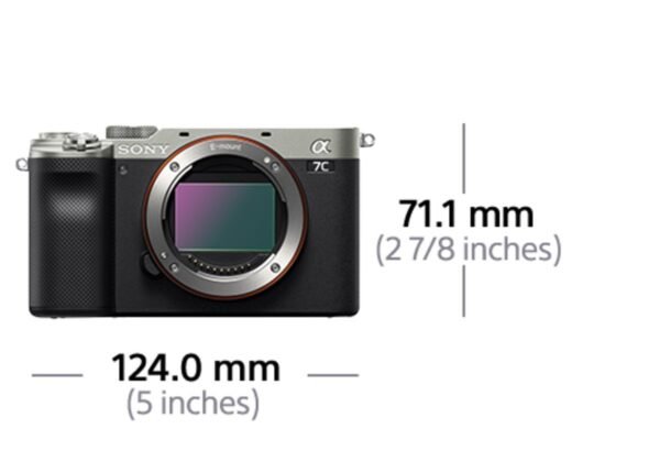 4548736121720_4.jpg SONY ALPHA 7C KIT+SEL2860 Systemkamera mit Objektiv 28-60 mm, 7,6 cm Display Touchscreen, WLAN