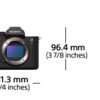 SONY Alpha 7 M4 Body (ILCE-7M4) Systemkamera, 7,6 cm Display Touchscreen, WLAN
