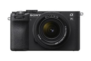 SONY Alpha 7C II Kit (ILCE-7CM2L) Vollformat Kamera mit Objektiv 28 – 60 mm, 7,5 cm Display Touchscreen, WLAN