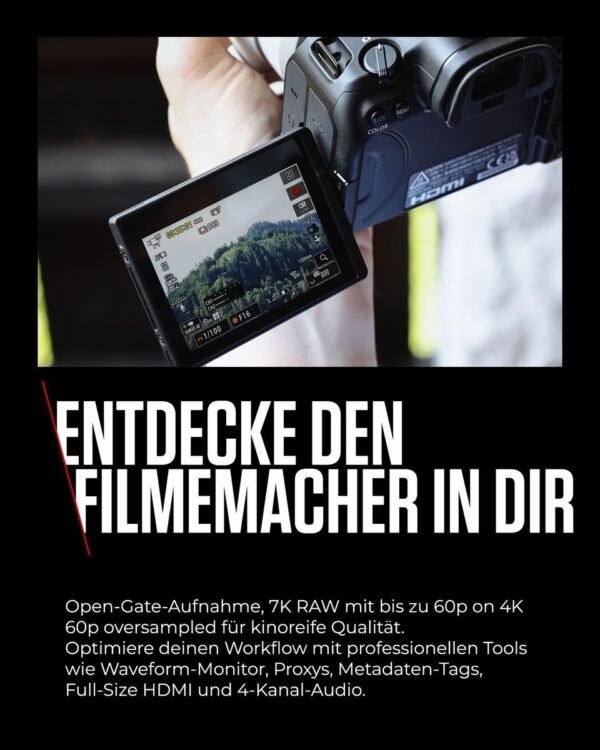 4549292246292_6.jpg CANON EOS R6 Mark III Body Spiegellose Systemkamera, 7,5 cm Display Touchscreen, WLAN