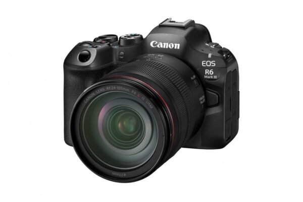 CANON EOS R6 MARK III Kit Spiegellose Systemkamera mit Objektiv 24-105 mm, 7,5 cm Display Touchscreen, WLAN