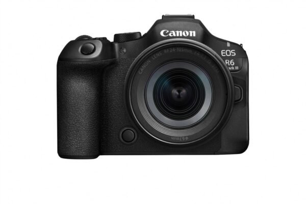 CANON EOS R6 Mark III Kit Spiegellose Systemkamera mit Objektiv 24-105 mm, 7,5 cm Display Touchscreen, WLAN