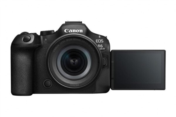 CANON EOS R6 Mark III Kit Spiegellose Systemkamera mit Objektiv 24-105 mm, 7,5 cm Display Touchscreen, WLAN