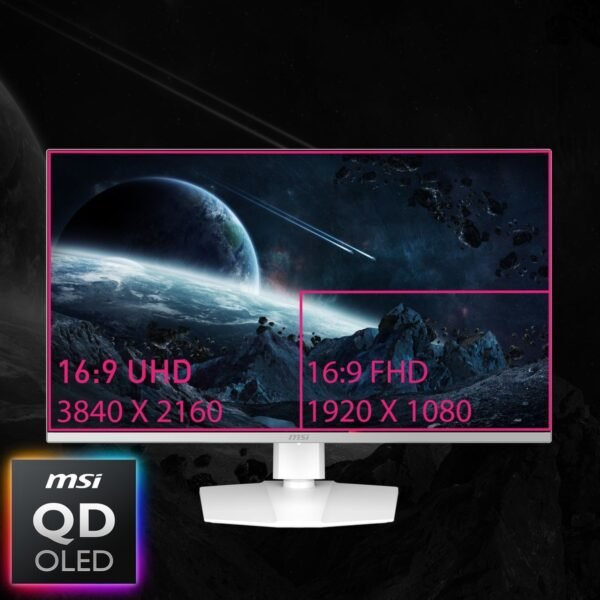 MSI MPG 321URXWDE QD-OLED 31,5 Zoll  UHD 4K  Gaming Monitor  0,03 ms Reaktionszeit 240 Hz
