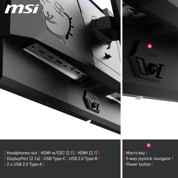 MSI MPG 272URX QD-OLED 27 Zoll  UHD 4K  Gaming Monitor  0,03 ms Reaktionszeit 240 Hz