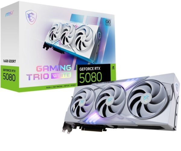 4711377292177_2.jpg MSI GeForce RTX 5080 16G GAMING TRIO OC WHITE (NVIDIA, Grafikkarte)