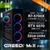 4742024631421_3.jpg GREED MK2 Pro AMD – 32GB RAM, Gaming PC mit AMD Ryzen™ 7 Ryzen 7 5700X Prozessor, 32 GB RAM, 1 TB SSD, NVIDIA GeForce RTX™ 5070, Windows 11 Pro