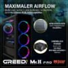 GREED MK2 Pro Intel – Gaming PC, Gaming-PC mit Intel® Core™ i7 12700F Prozessor, 16 GB RAM, 1 TB SSD, NVIDIA GeForce RTX™ 5070, Windows 11 Pro