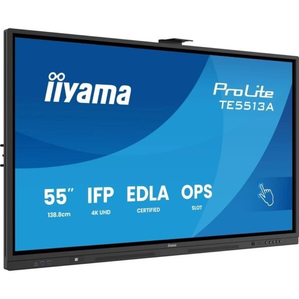 IIYAMA TE6513A-B1AG 65 IN UHD IR 40P T POINTS 4K UHD Monitor (Flat, 64,5 Zoll / 163,9 cm, UHD 4K)