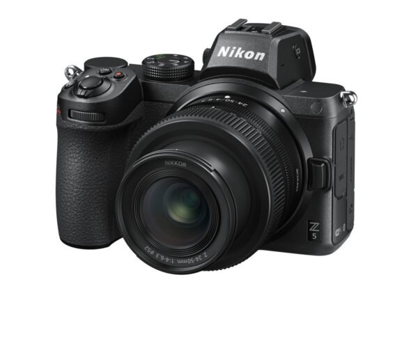 NIKON Z5 Kit Systemkamera mit Objektiv 24-50 mm, 8 cm Display Touchscreen, WLAN
