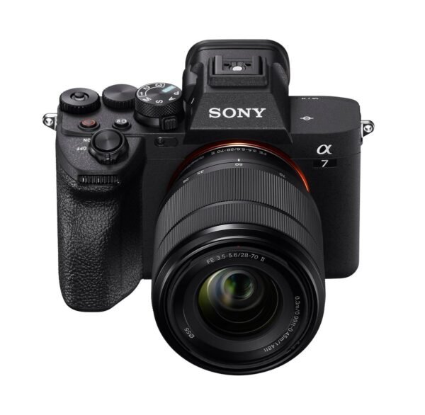 SONY Alpha 7 IV Kit Spiegellose Vollformatkamera mit Standardobjektiv  mit Objektiv 28-70 mm, 7,6 cm Display Touchscreen, WLAN