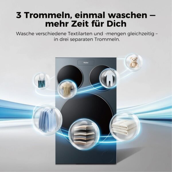6921081528617_4.jpg HAIER HAMQD 410CBL9GN-84, 3 Trommeln MultiWash Waschmaschine (10 kg, 1330 U/Min., A)