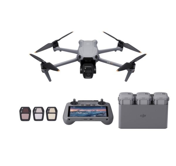 DJI Air 3S Fly More Combo (DJI RC 2) Mini-Kameradrohne, Grau