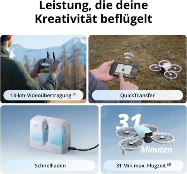 DJI Flip (RC 2) Drohne, Grau