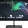 VIEWSONIC 68,6cm VP2776T-4K 16:9 HDMI/DP/USBC/LAN UHD 27 Zoll UHD 4K Monitor (5 ms Reaktionszeit , 60 Hz , 60 Hz nativ)