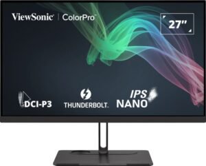 VIEWSONIC 68,6cm VP2776T-4K 16:9 HDMI/DP/USBC/LAN UHD 27 Zoll UHD 4K Monitor (5 ms Reaktionszeit , 60 Hz , 60 Hz nativ)