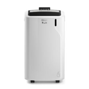 DELONGHI Pinguino PAC EM90K.1 Silent Klimagerät Weiß/Schwarz (Max. Raumgröße: 29 m², EEK: A)