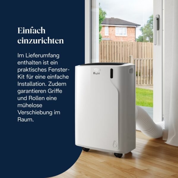8004399020085_3.jpg DELONGHI Pinguino PAC EM90K.1 Silent Klimagerät Weiß/Schwarz (Max. Raumgröße: 29 m², EEK: A)