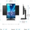 BENQ SW272U-27″/OFF/UHD 4K/60 HZ/ERGO 27 Zoll UHD 4K Monitor (5 ms Reaktionszeit , 60 Hz , 60 Hz nativ)
