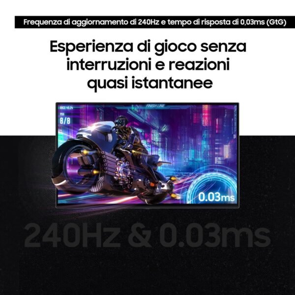 SAMSUNG LS32DG800SUXEN/32″/GAM/UHD 4K /240HZ/ERGO 32 Zoll UHD 4K Odyssey Gaming Monitor (0,03 ms Reaktionszeit , 240 Hz (max.) , 240 Hz nativ)