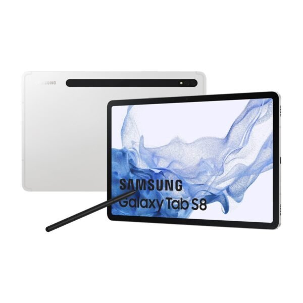 8806094147612_1.jpg SAMSUNG GALAXY TAB S8 WIFI, 8806094147445, 128 GB, 11 Zoll, Highlights Für Kreative: smarter S Pen für alle deine Ideen & Skizzen inklusive Für Gamer: leistungsstarker Prozessor & hochauflösendes 120 Hz Display Für Serienjunkies: lange Akkulaufzeit & Quad-Lautsprecher mit Dolby Atmos Für Produktive: Multitasking mit flexibel anpassbarer Multi Window-Ansicht für organisiertes und effektives Arbeiten 27,81 cm (11 Zoll) TFT-Display Leistungsstarker 8.000 mAh Akku 8 GB RAM und 128 GB | 256 GB interner Speicher (erweiterbar) 13 + 6 Megapixel Haupt- und 12 Megapixel Frontkamera Lieferumfang Samsung Galaxy Tab S8, Akku (fest verbaut), Datenkabel (USB-C), S Pen, Steckplatzwerkzeug, Kurzanleitung