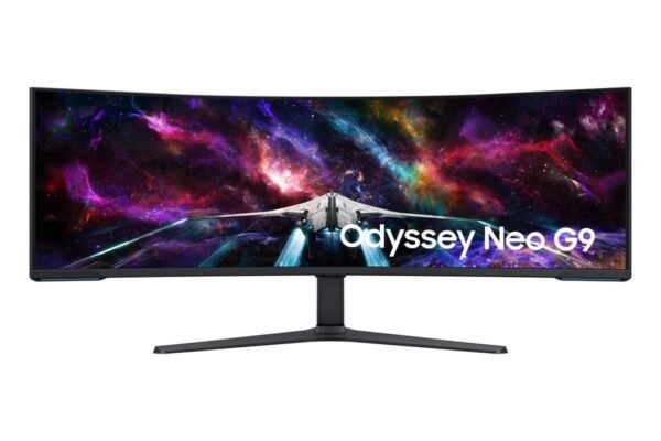 8806094972313_1.jpg SAMSUNG Odyssey Neo G95NC S57CG954NU 57 Zoll Dual UHD Gaming Monitor 1 ms Reaktionszeit 240 Hz