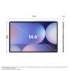 SAMSUNG GALAXY TAB S10 ULTRA 5G 256GB MOONSTONE GREY, Tablet, 256 GB, 14,6 Zoll, Moonstone Gray