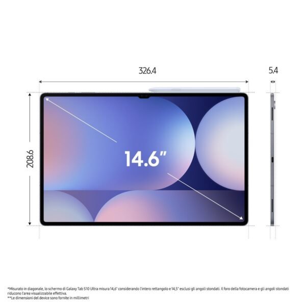 SAMSUNG GALAXY TAB S10 ULTRA 5G 256GB MOONSTONE GREY, Tablet, 256 GB, 14,6 Zoll, Moonstone Gray