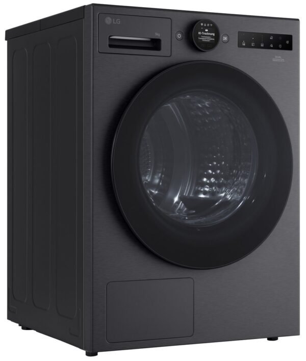 LG RT90X8B Wärmepumpentrockner (9 kg, Metallic Black)