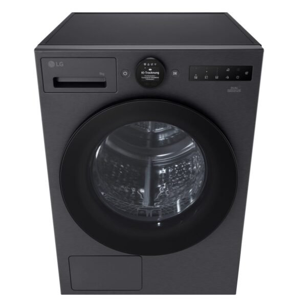 LG RT90X8B Wärmepumpentrockner (9 kg, Metallic Black)