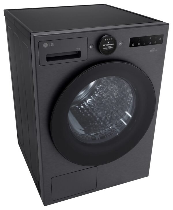 LG RT90X8B Wärmepumpentrockner (9 kg, Metallic Black)