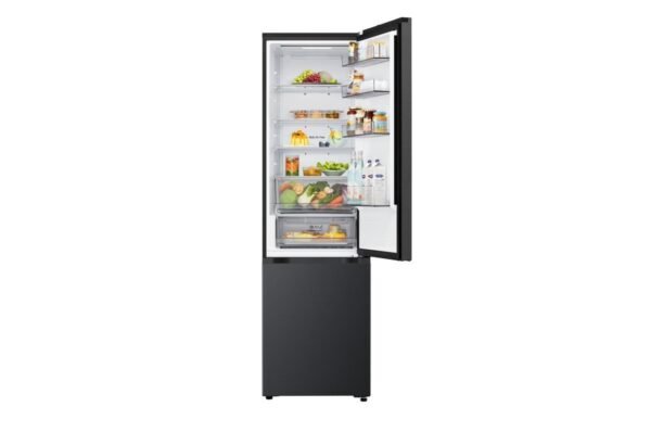 LG GBBSJ2CCEP Serie J Fit&Max Kühlgefrierkombination (C, 375 l, 2030 mm hoch, Metallic Black)