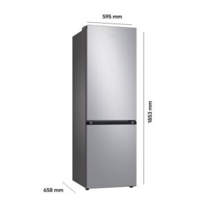SAMSUNG RL34C600CSA/EG Kühlgefrierkombination (C, 344 l, 1853 mm hoch, Edelstahl Look)